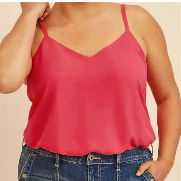 Torrid Sophie Double Layer Swing Candy Coral 2X - Picture 1 of 9